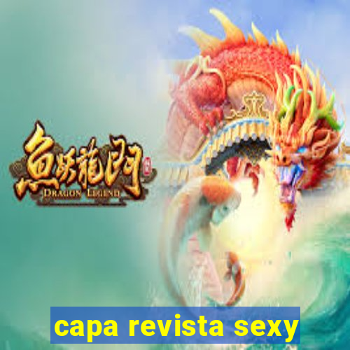 capa revista sexy